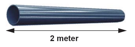 PVC Rohr 75mm x 2,2mm pro lfdm