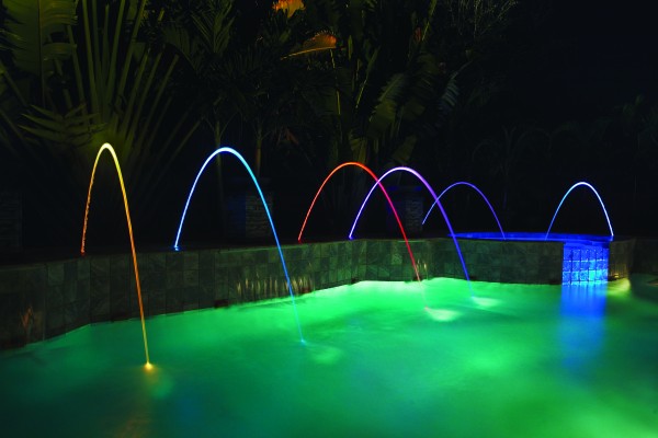 MagicStream Wasserbogen mit LED-Illumination