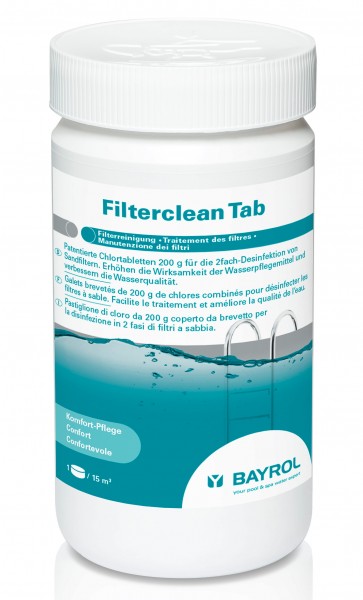 Filterclean Tab von Bayrol 1kg Dose