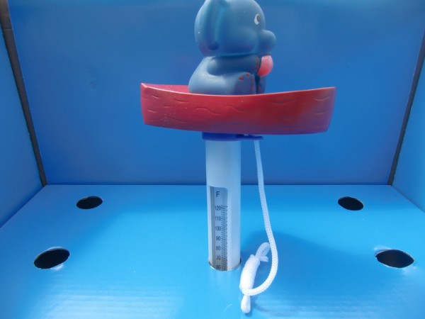 Thermometer Motiv Elefant auf Boot
